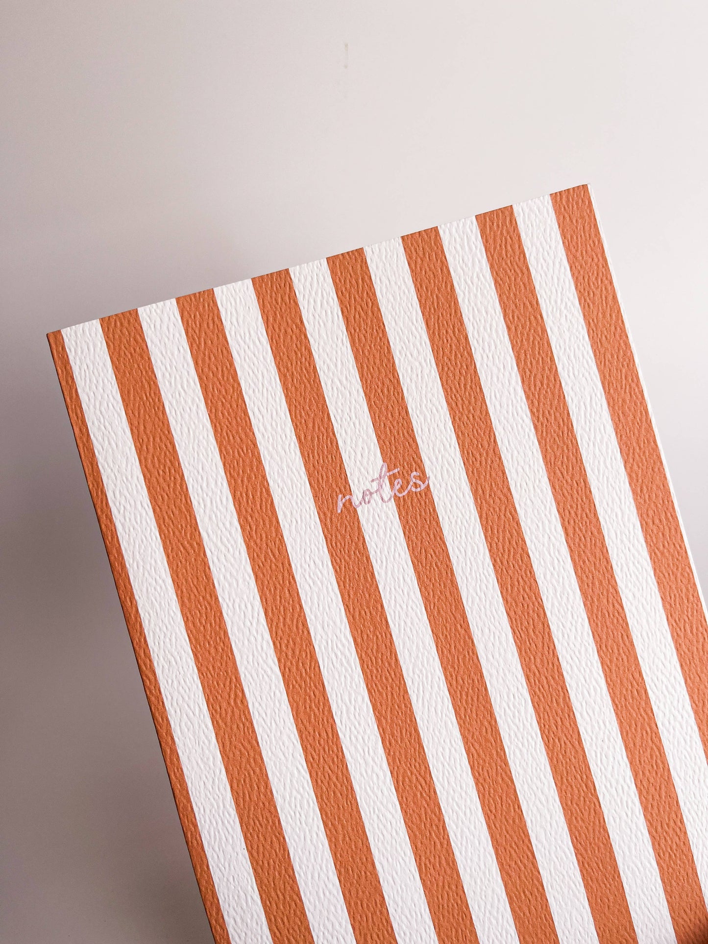 Fin Studio - Striped Notebook with Contrast Color
