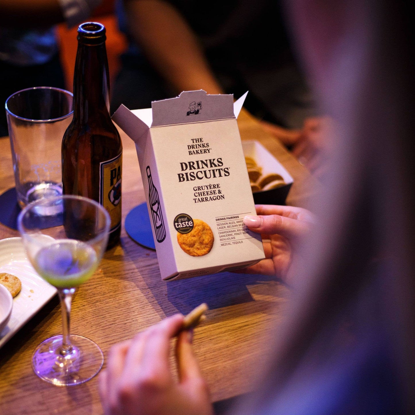 The Drinks Bakery - Drinks Biscuits - Gruyère Cheese & Tarragon 110g