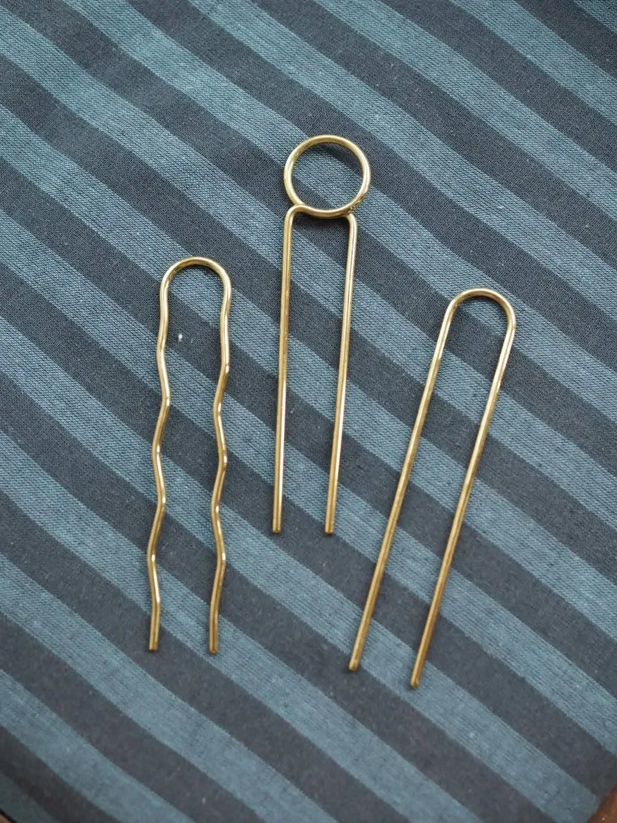 Roake Studio - Mini-Pins Brass Hairpin Set of 3