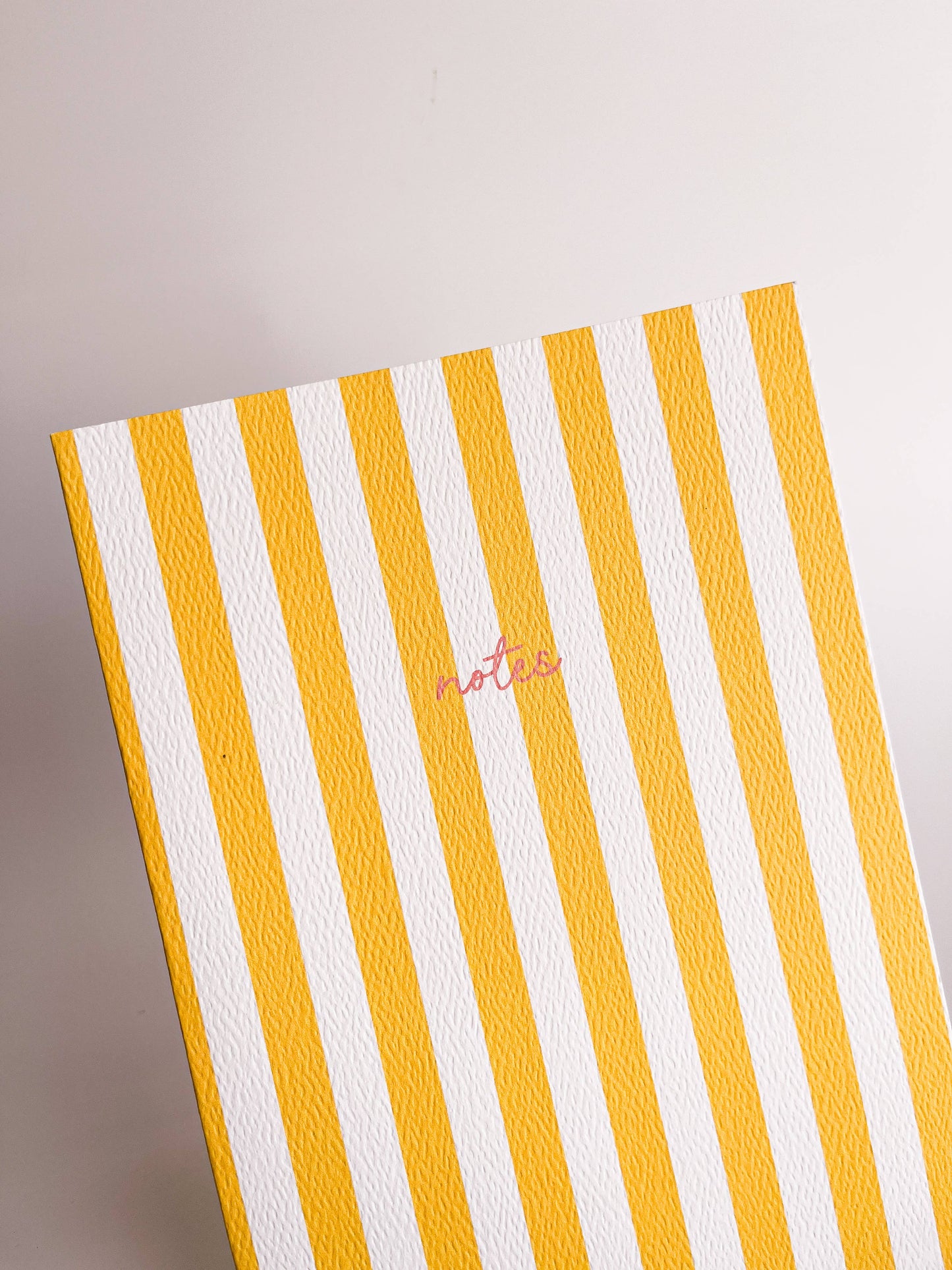 Fin Studio - Striped Notebook with Contrast Color