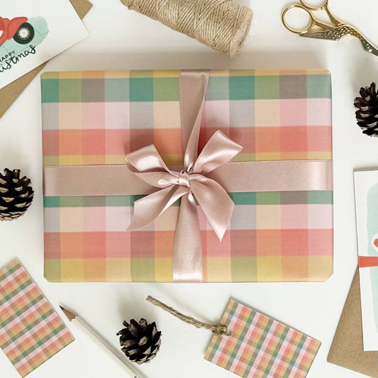 Olde Shoppe - Chequered Gift Wrap