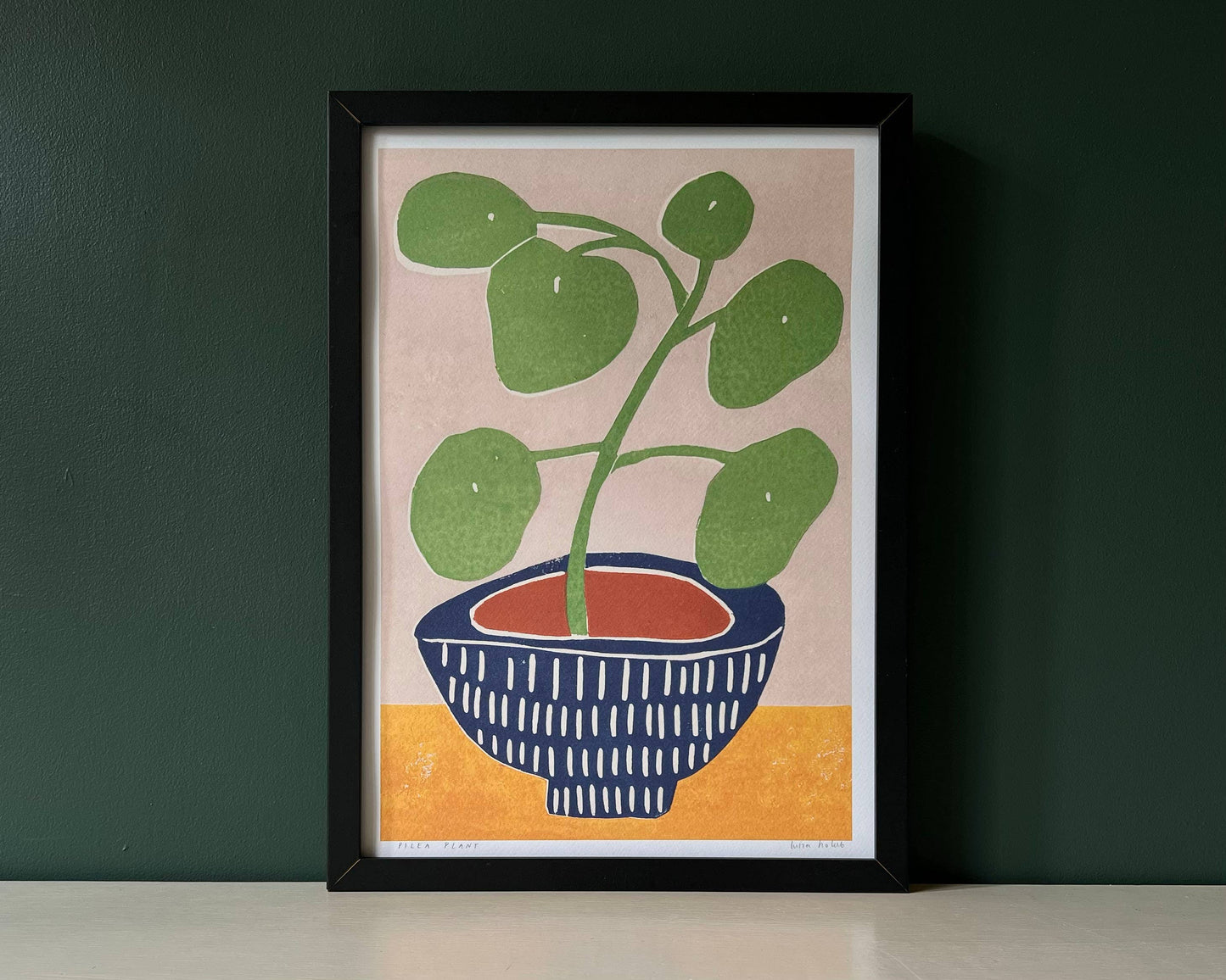 Luiza Holub - Art Print 'Pilea Plant' Wall Art