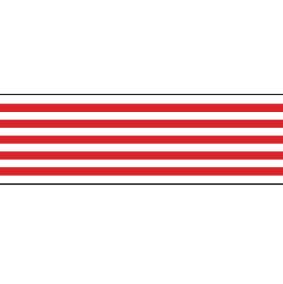 Kinshipped - Red Horizontal Lines Tape