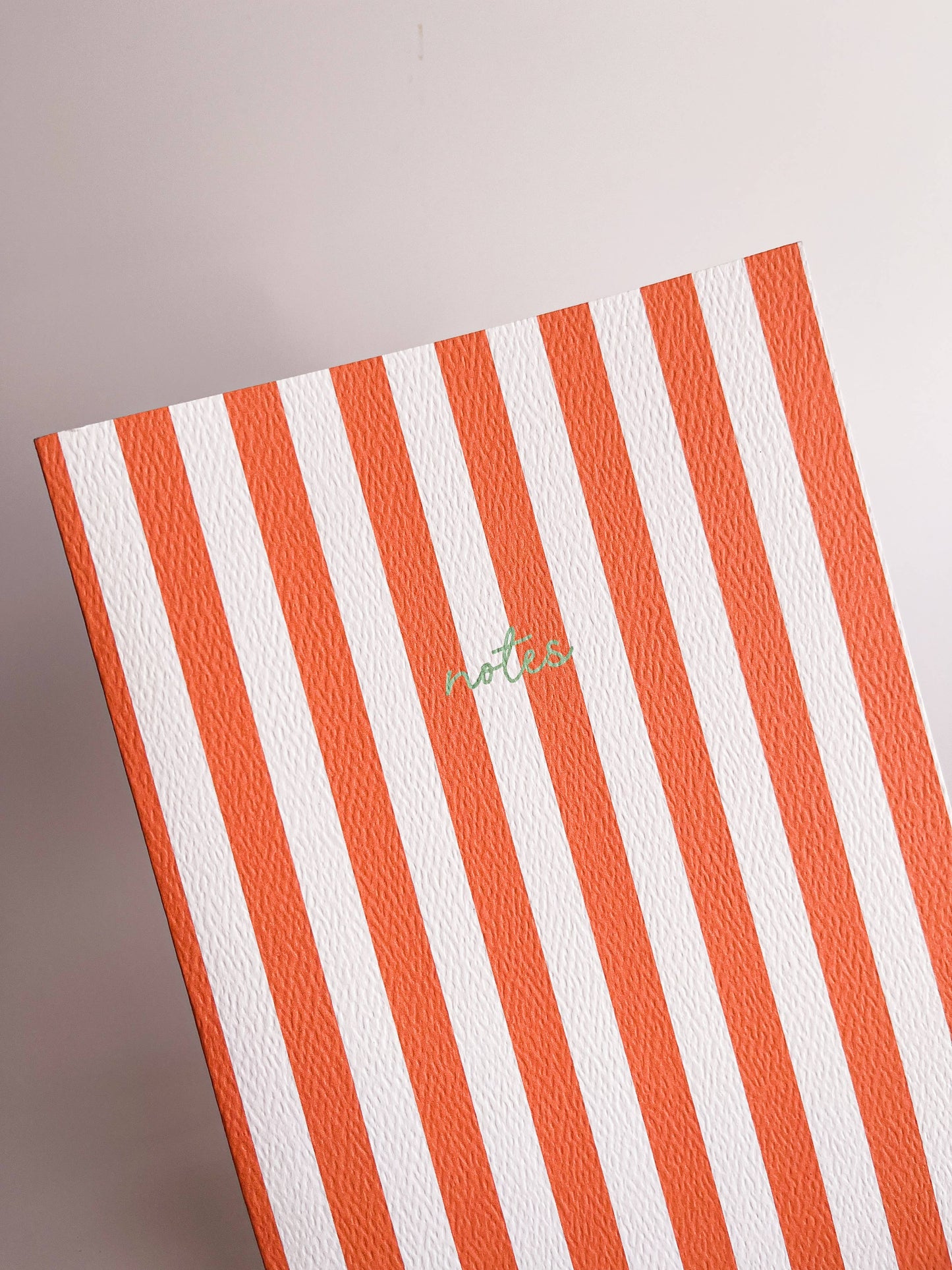 Fin Studio - Striped Notebook with Contrast Color