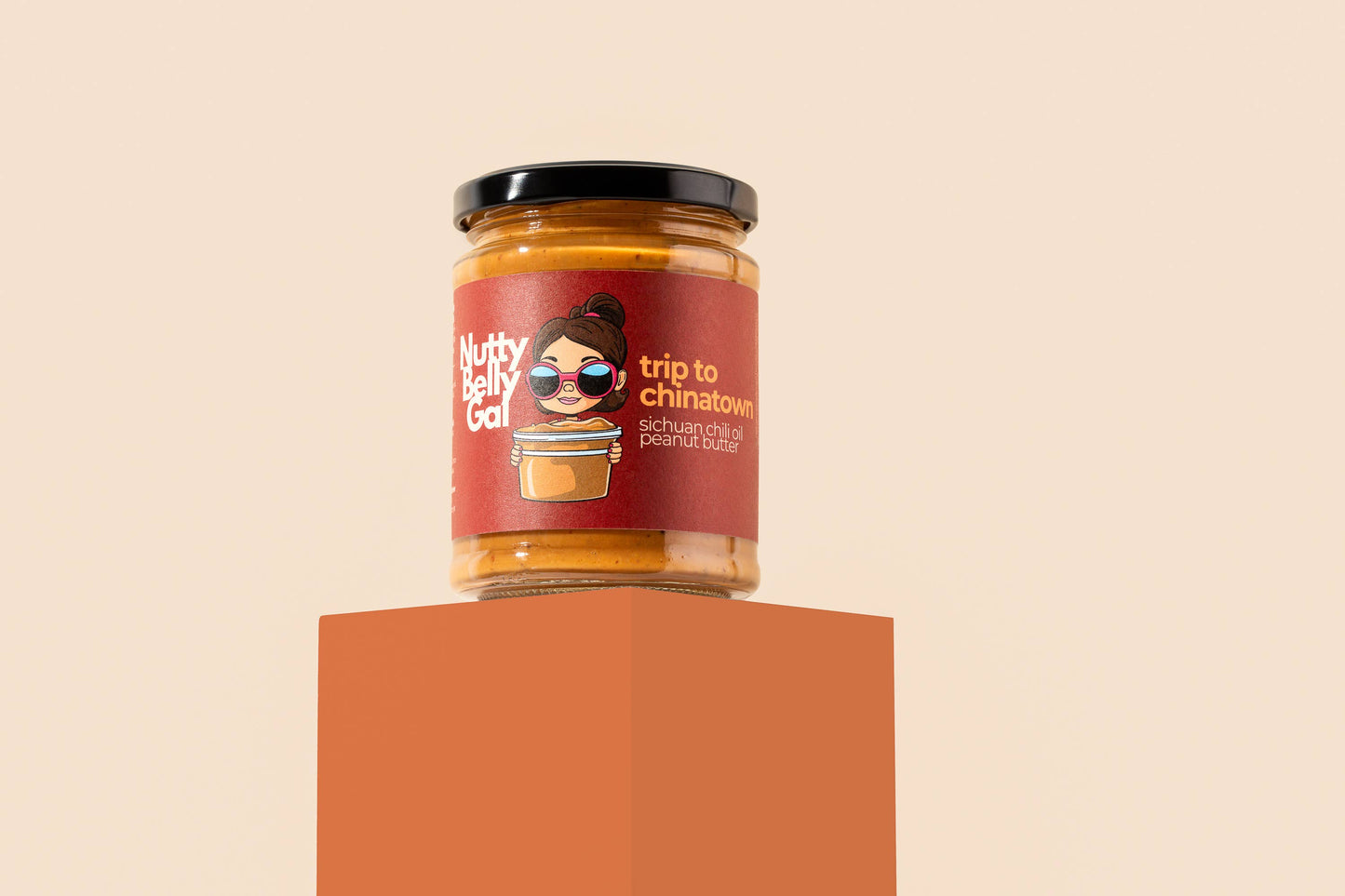 Nutty Belly Gal - Trip to Chinatown: Peanut Butter + Sichuan Chili Oil