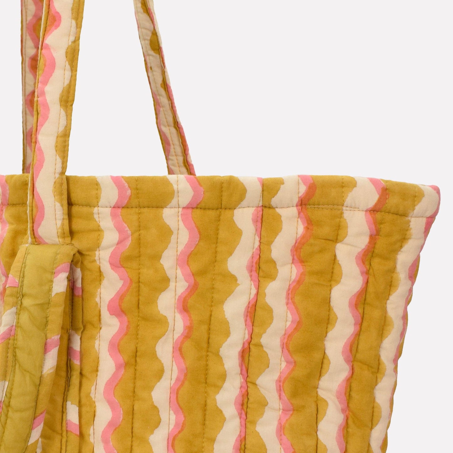 YONDER. - Quilted Carry All | Wiggle | Honey