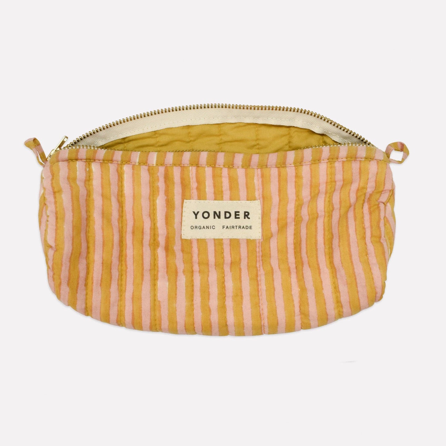YONDER. - Quilted Barrel Case | Candy Stripe | Biscuit