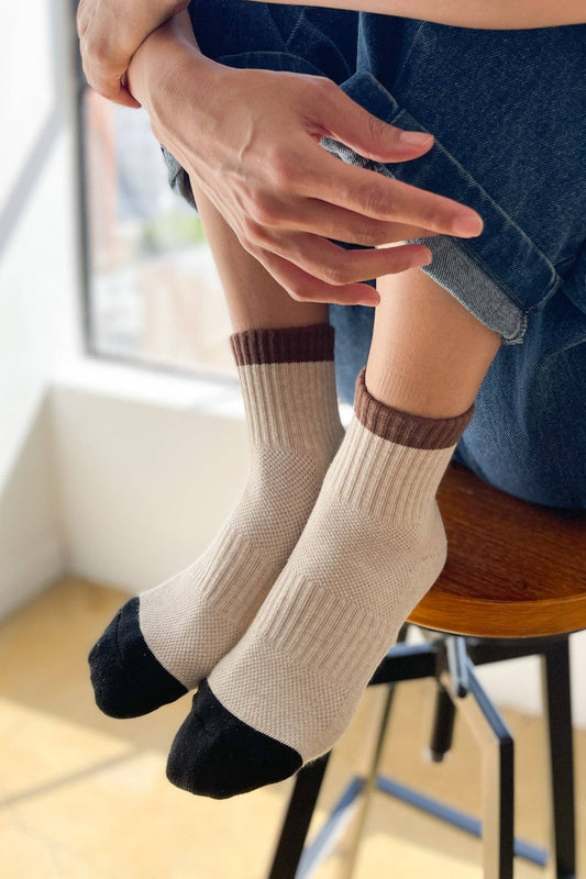 Le Bon Shoppe - Color Block Girlfriend Socks