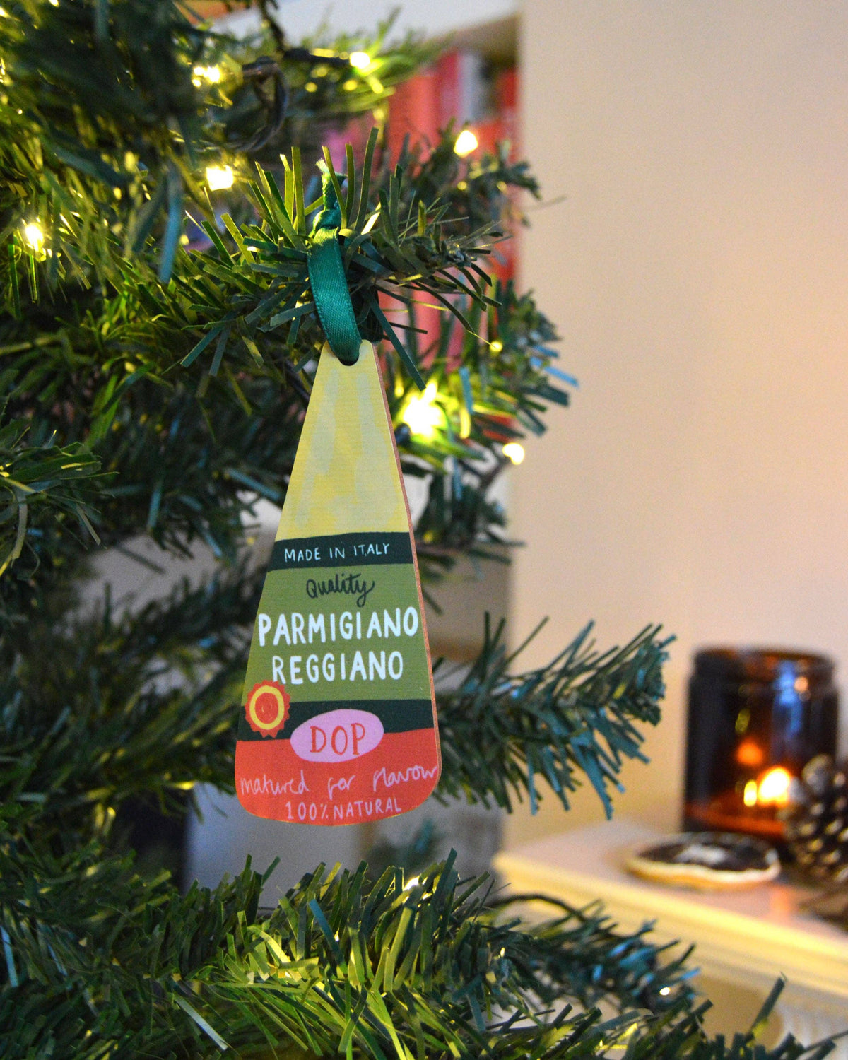 Parmesan Cheese Wooden Decoration