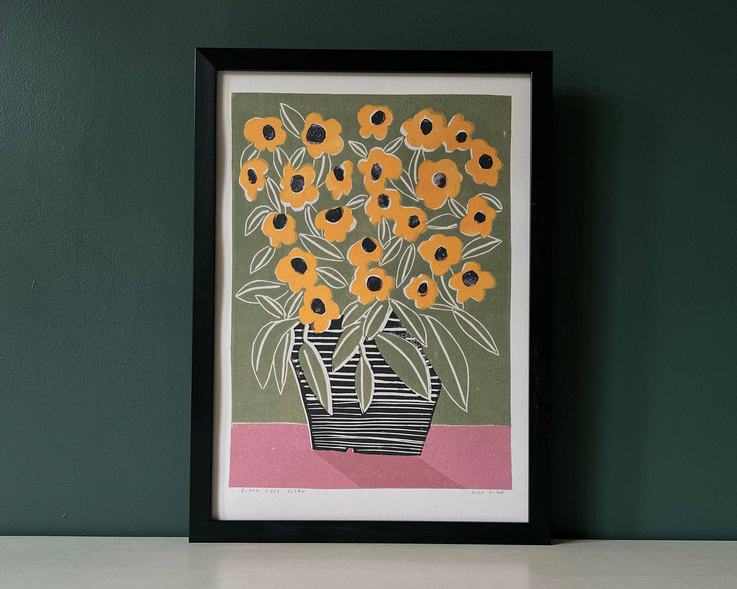 Luiza Holub - Art Print 'Black Eyed Susan' Wall Art