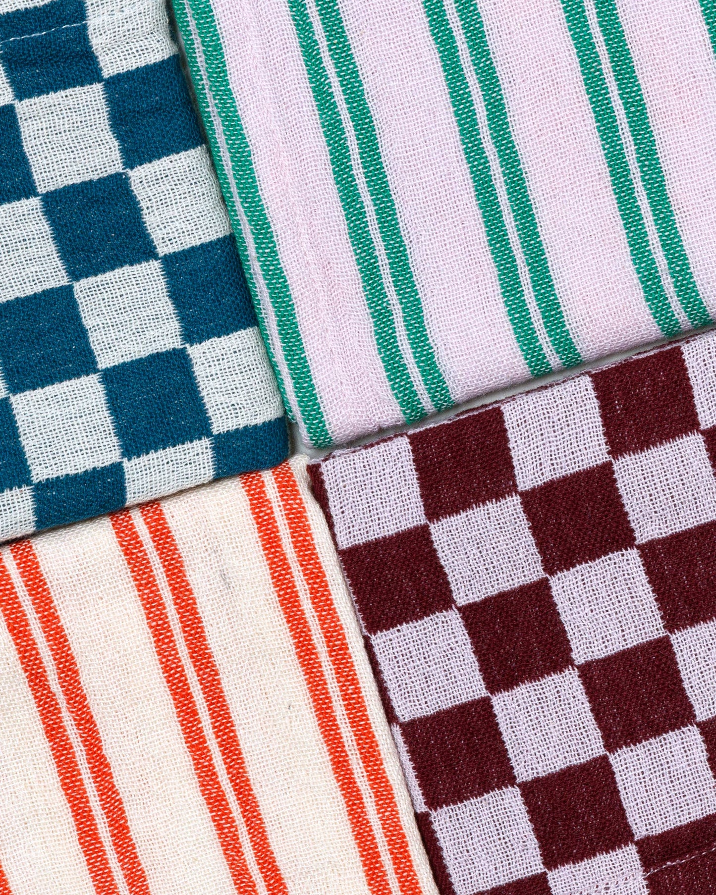 Sophie Home Ltd - Cotton Hand Towel: Burgundy Check