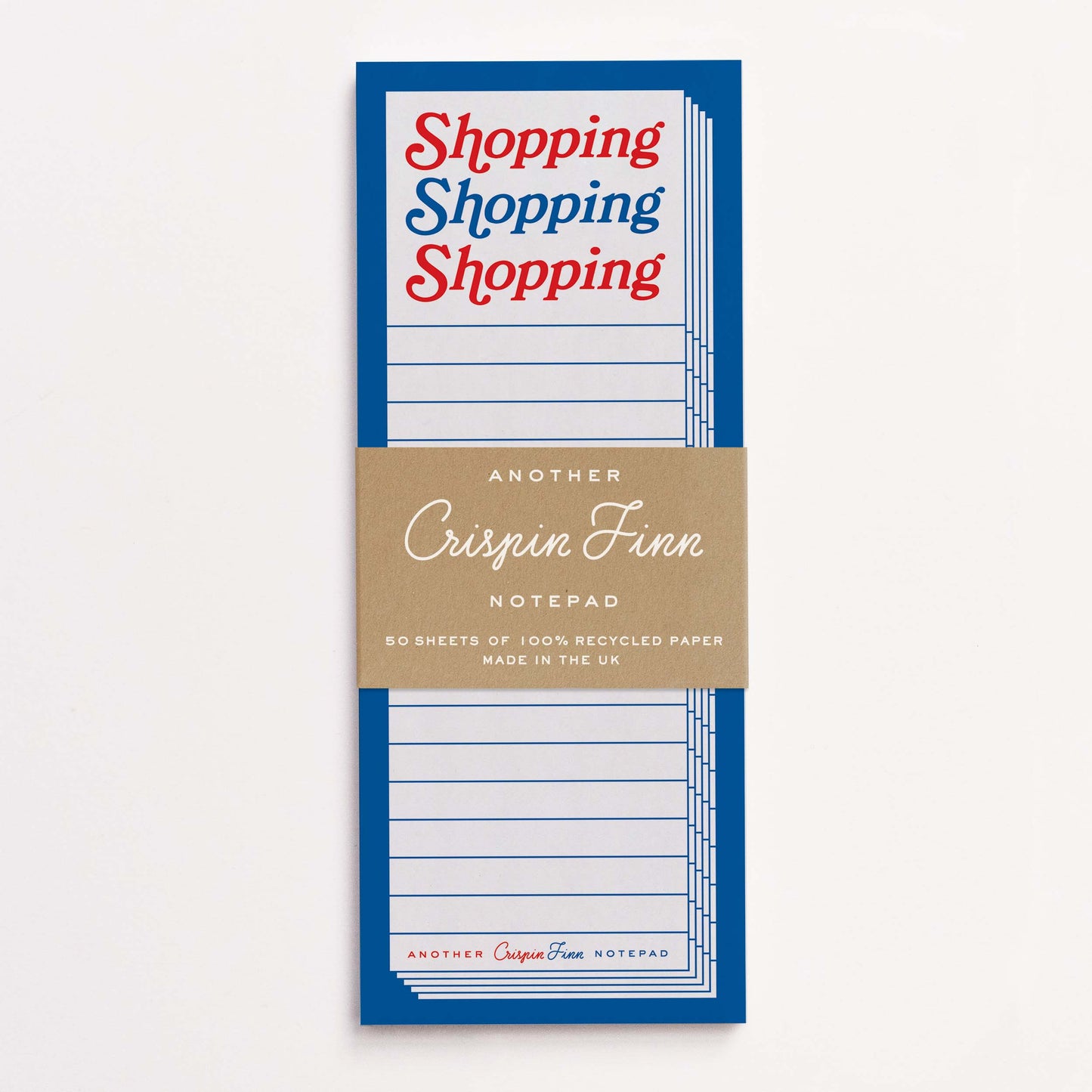 Crispin Finn - Shopping Shopping Shopping Note Pad
