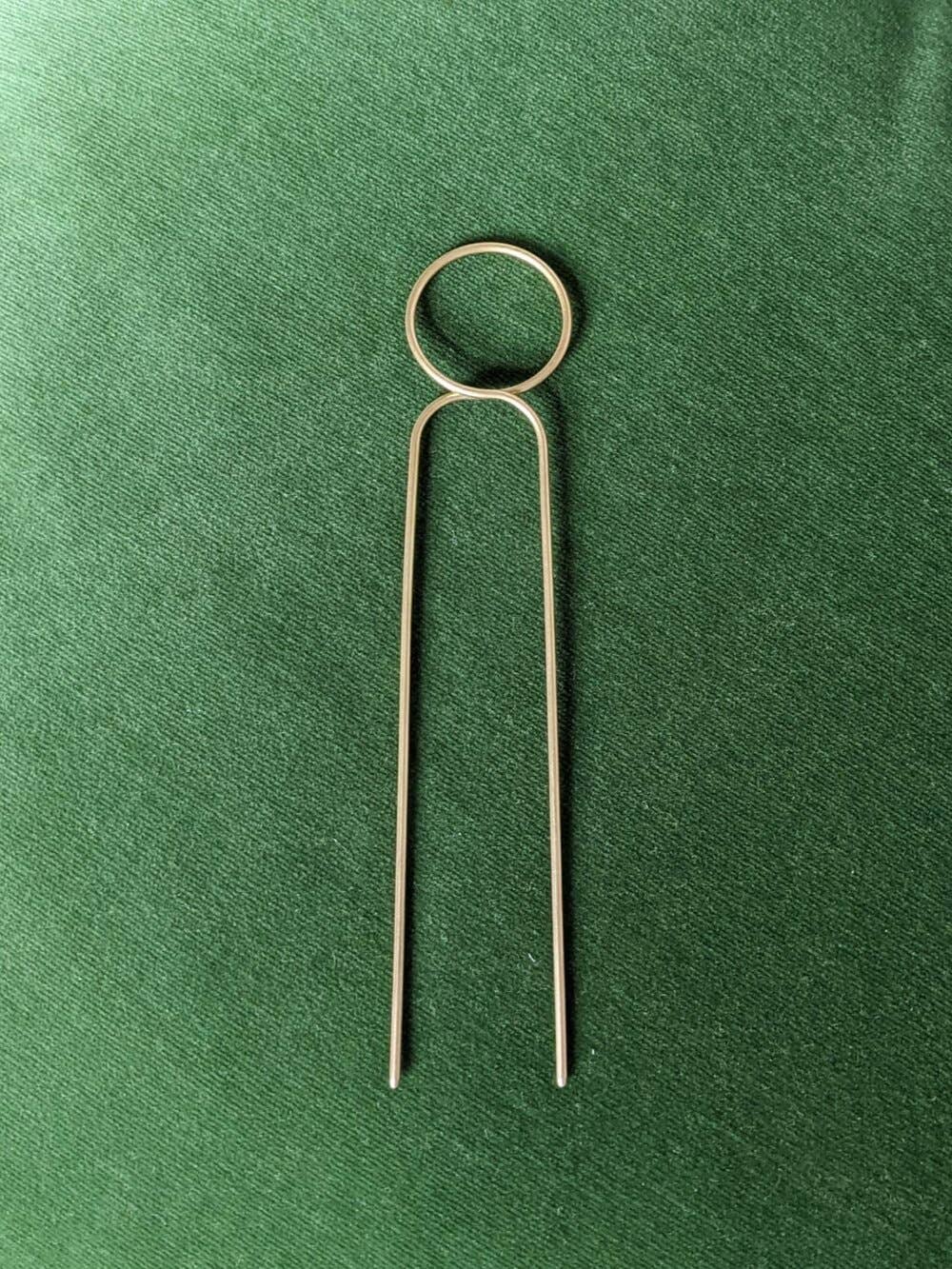 Roake Studio - Lizzy Minimal Brass Hairpin