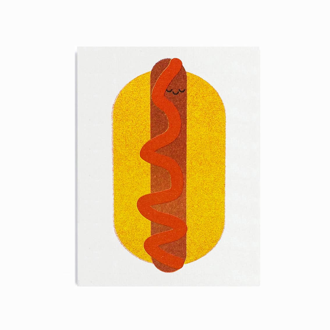 Hot Dog Mini Card