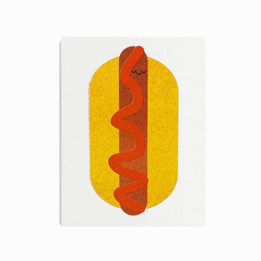 Hot Dog Mini Card