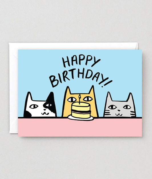 Happy Birthday Cats Card