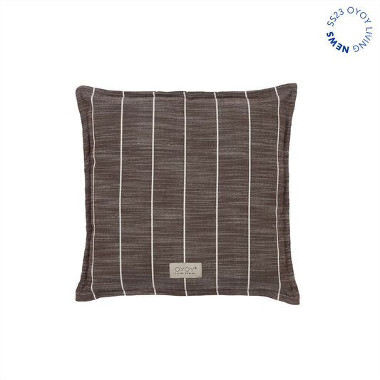 Kyoto outdoor square cushion, chocolate