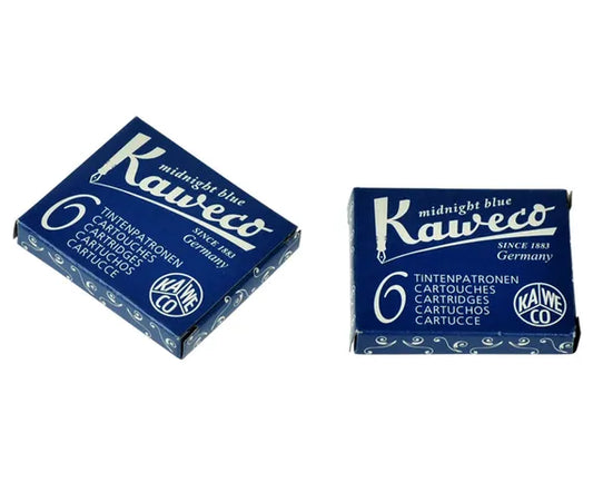 Kaweco MIDNIGHT BLUEink cartridges, pack of 6