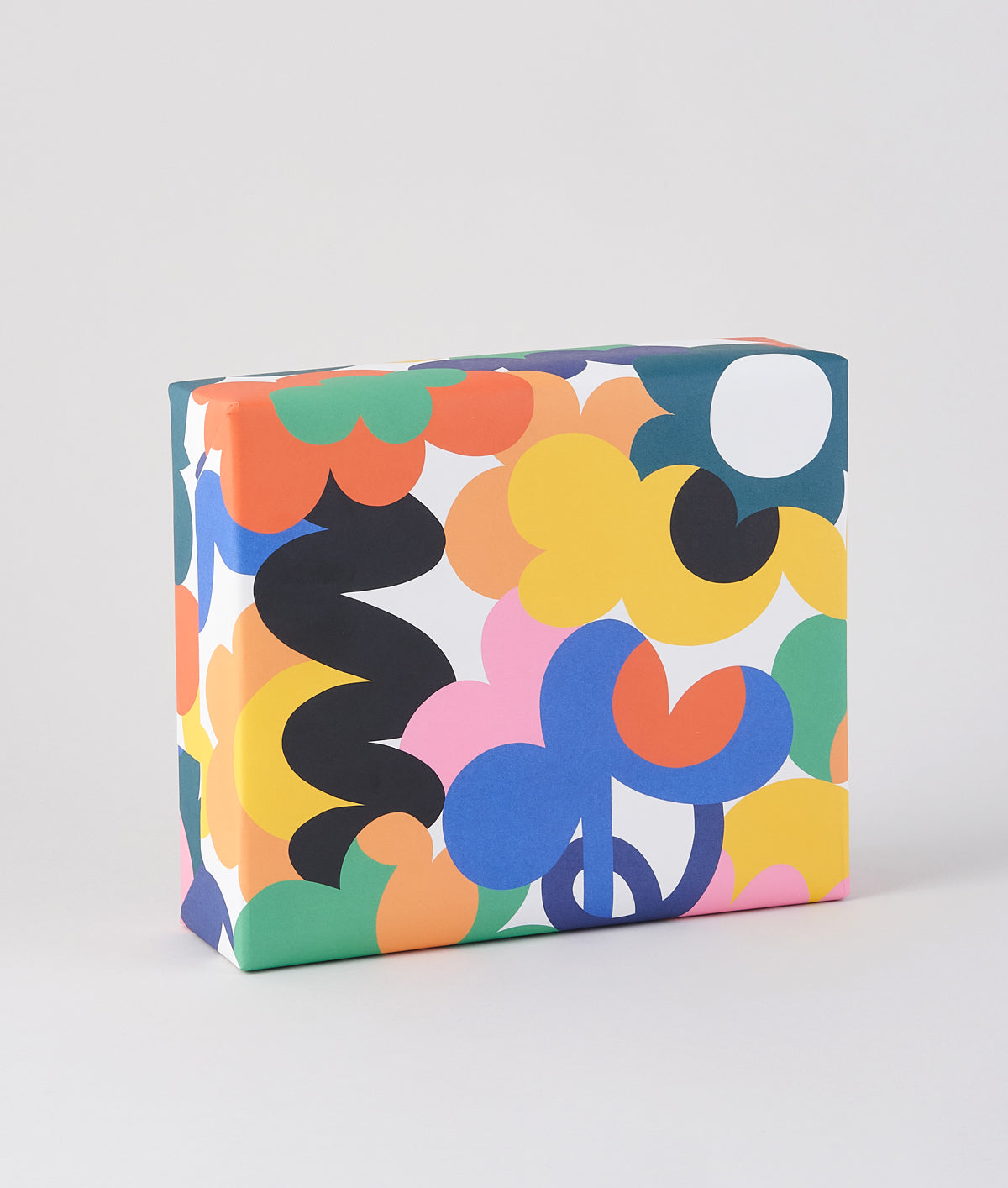 Abstract Flowers wrapping paper