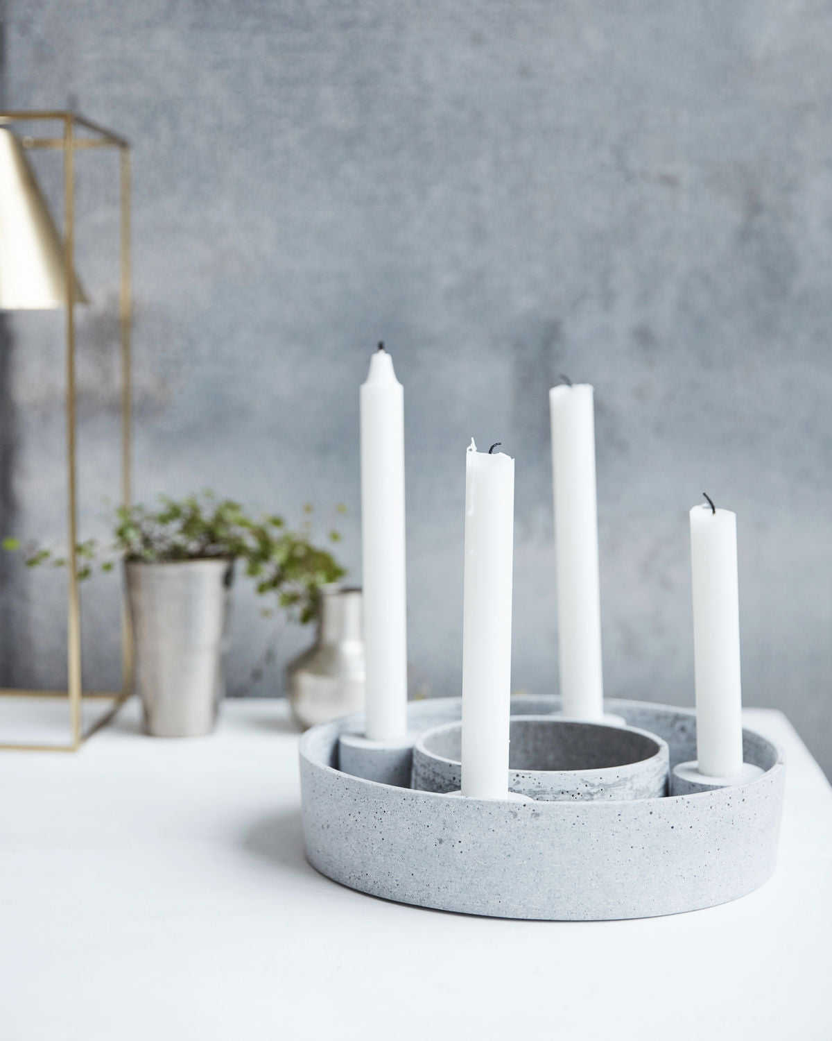 Candle stand, Daca, Grey