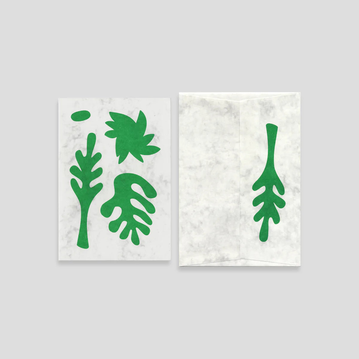 Foliage A6 card and envelope