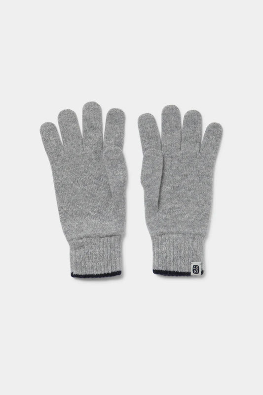 Cashmere gloves, felt grey