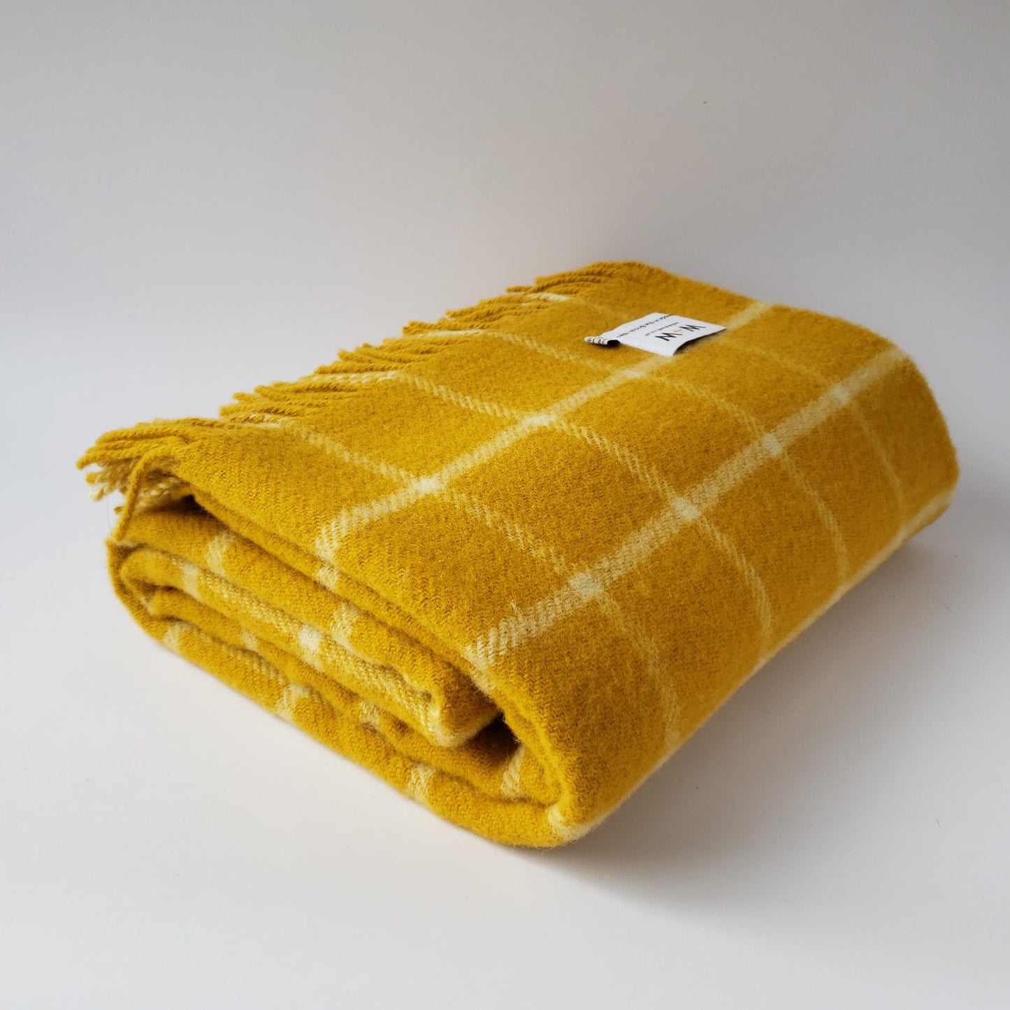 Grid blanket - gold