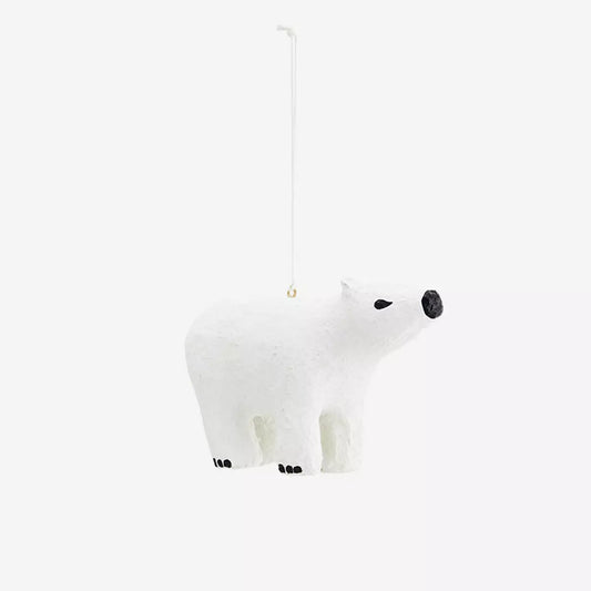 Hanging paper ice bears