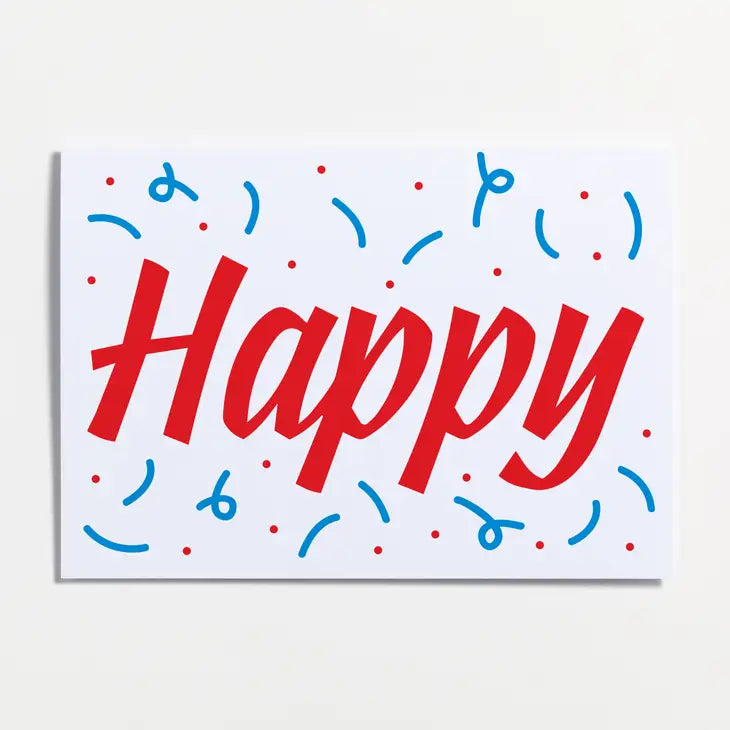 Happy greeting card