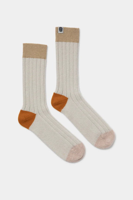 Cashmere house socks, spice