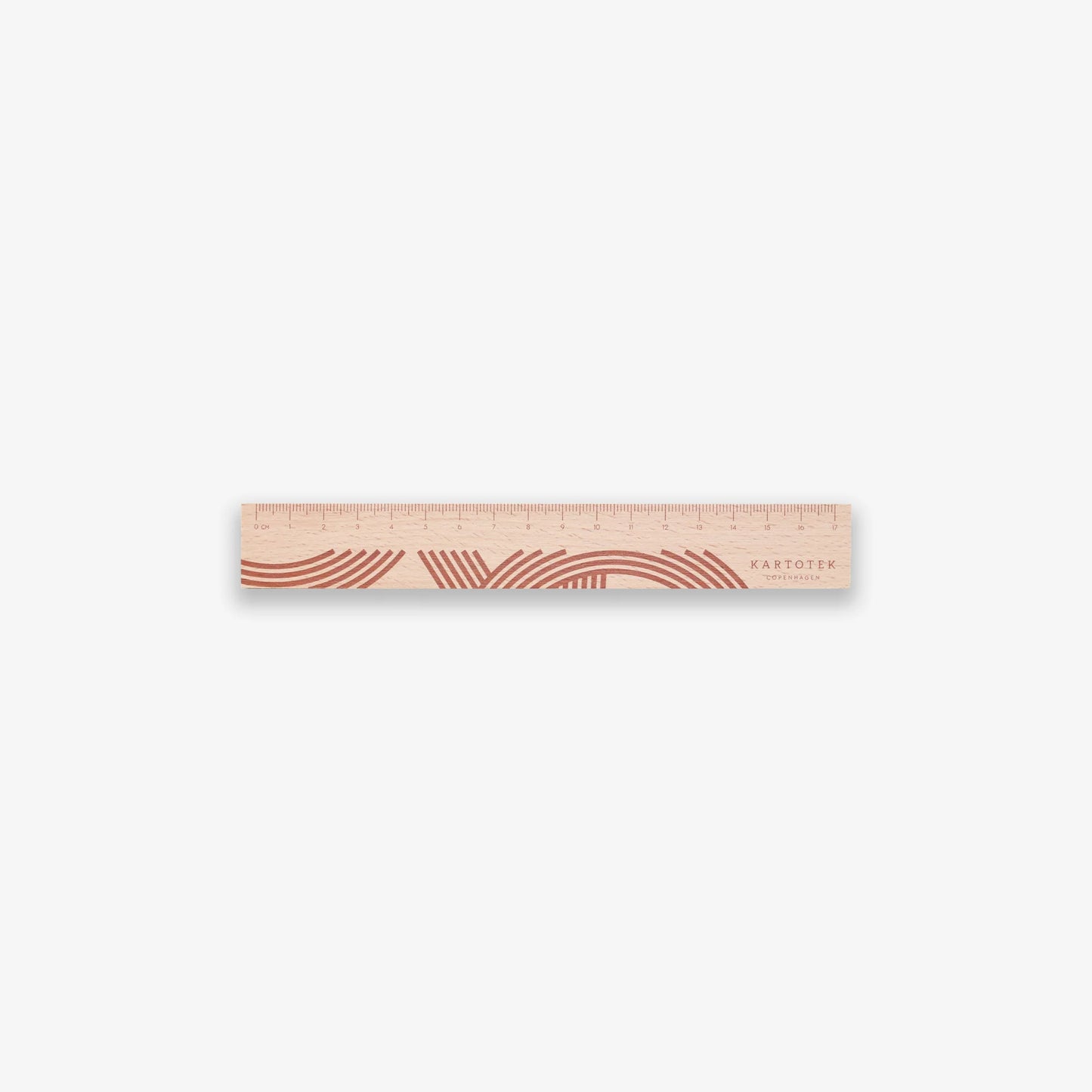Kartotek wooden ruler, 17cm or 30cm