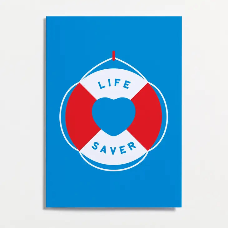Life Saver greeting card