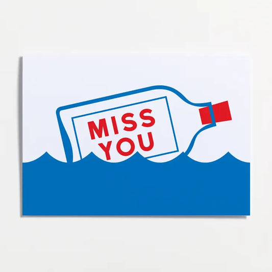 Miss You card