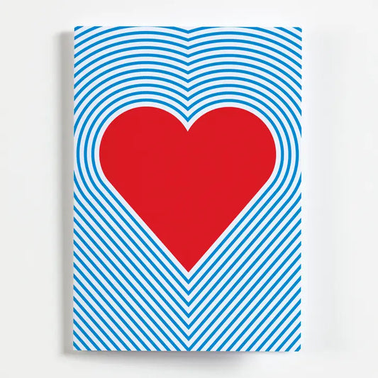 Pop Heart greeting card
