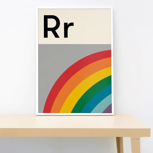 Rainbow print LARGE