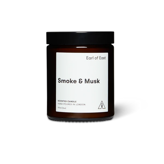 Smoke and musk soy wax candle