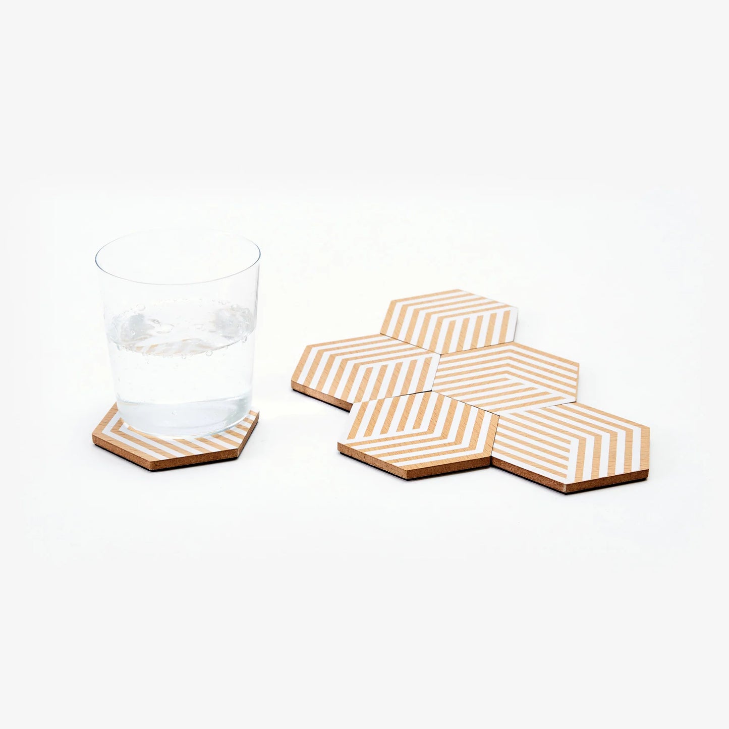 Table Tiles Optic White Coasters