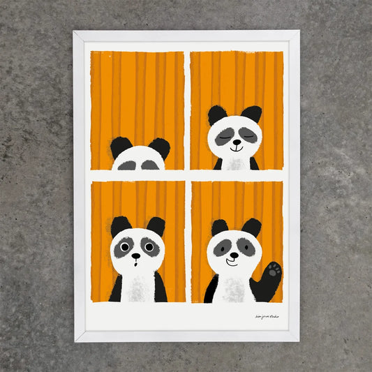 Panda passport print